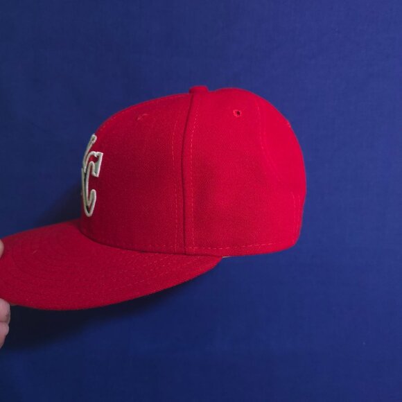 Kansas City Official On-Field Ball Hat Cap MLB New Era 59/50 fitted size 7 1/4 - Picture 5 of 9